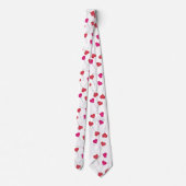 Cravate Funny Valentine Red Heart | Motif Lollipop (Dos)