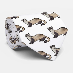 Cravate Furet aux pieds noir