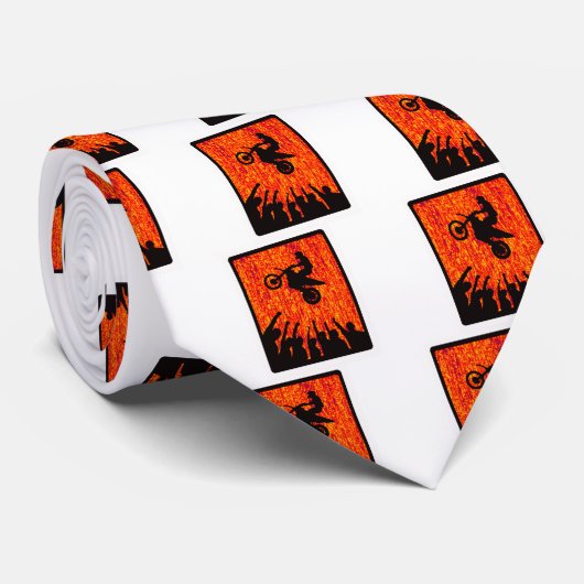 CRAVATE FUSÉES DE ROUGE DE MX (Roulé)