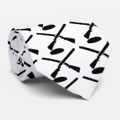 Cravate Fusils de chasse croisés de tir de piège (Roulé)