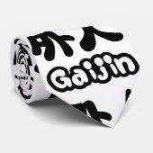 Cravate Gaijin 外 人 | Kanji Nihongo (Roulé)