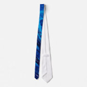 Cravate Galaxie bleue abstraite (Dos)