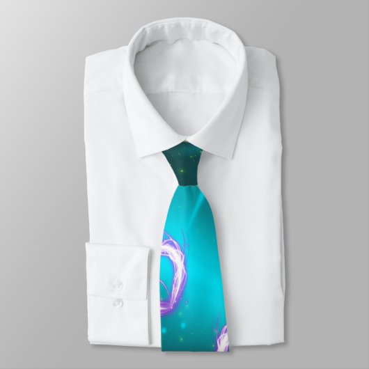 Cravate Galaxie de coeur (Attaché)
