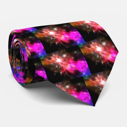 Cravate Galaxie de lumière (Roulé)