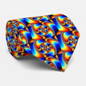 Cravate Galaxie en spirale - art de fractale (Roulé)