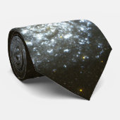 Cravate Galaxie spirale monogramme | (Roulé)