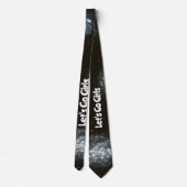 Cravate Galaxie spirale monogramme | (Dos)