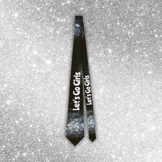 Cravate Galaxie spirale monogramme |