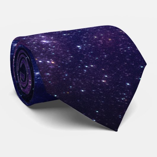 Cravate Galaxy Exterspace Starry Night Sky Nasa (Roulé)