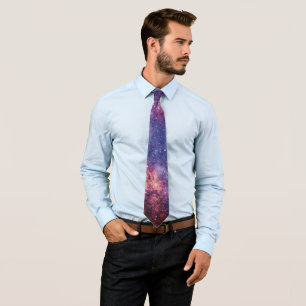 Cravate Galaxy Exterspace Starry Night Sky Nasa Nec