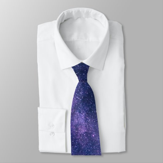 Cravate Galaxy Exterspace Starry Night Sky Nasa Nec (Attaché)
