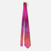 Cravate Galaxy Paint Effet Splatz rose & violet (Dos)