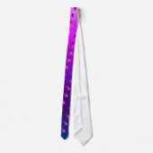 Cravate Galaxy rose belle licorne brillant image (Dos)