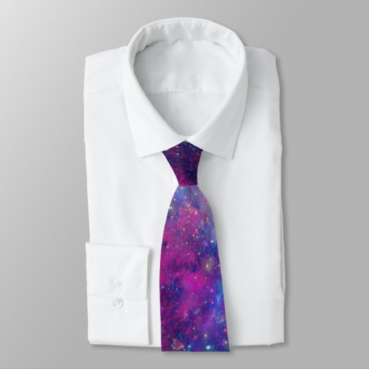 Cravate Galaxy tendance / Nebula (Attaché)