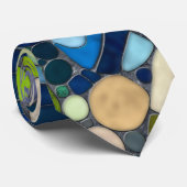 Cravate Galets colorés Art Mosaïque (Roulé)