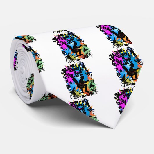 Cravate Gamer 4 Life (Roulé)