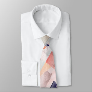 Cravate Garçons d'honneur Bloc de couleur moderne Rose Gol