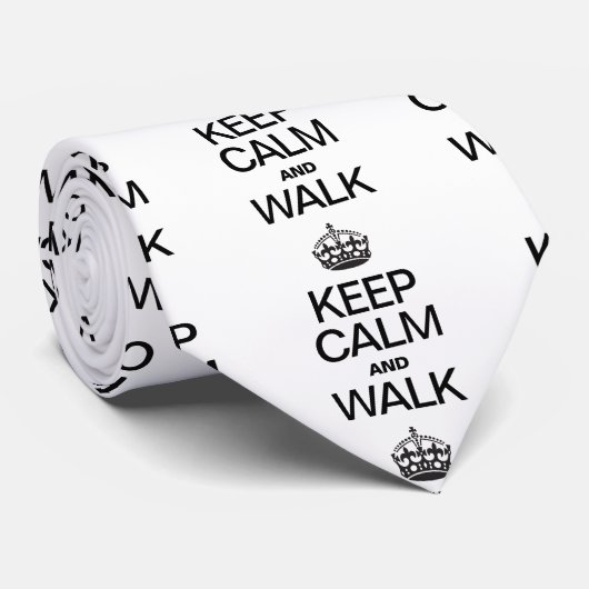 CRAVATE GARDER CALME ET MARCHER (Roulé)