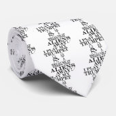 Cravate Garder les Aliens à l'écart de la trompette (Roulé)