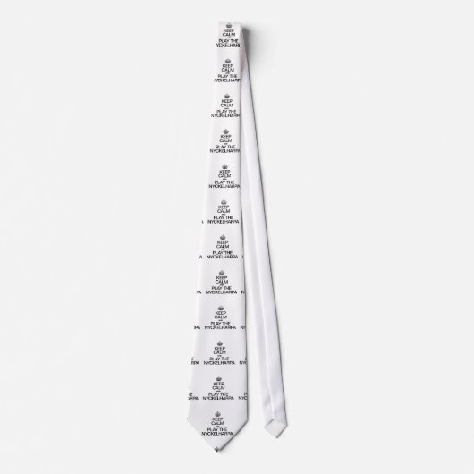 CRAVATE GARDEZ LE CALME ET JOUEZ AU NYCKELHARPA (Devant)