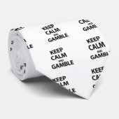 Cravate Gardez le calme et le jeu (Roulé)