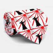 Cravate gardez un oeil sur la cible (la police de (Roulé)