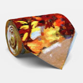 Cravate Garland d'automne, célèbre peinture, (Roulé)