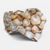 Cravate Garlic Bulbs Artistic Black Outline Art (Roulé)