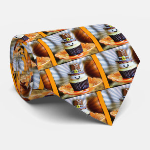 Cravate Gâteaux Pop Art Pèlerin