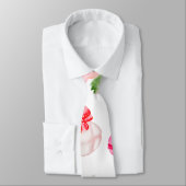 Cravate Gâteaux sucrés et roses en aquarelle (Attaché)