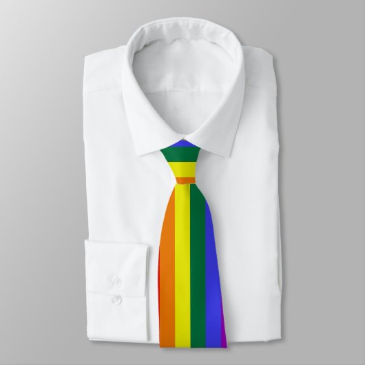 Cravate Gay pride LGBT Rainbow (Attaché)