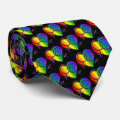 Cravate gay pride Sexe Aimer Rainbow Necktie (Roulé)