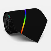 Cravate Gay pride subtile (Roulé)