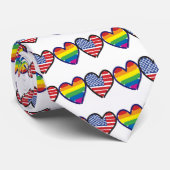 CRAVATE GAY PRIDE USA (Roulé)