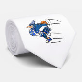 Cravate Geai bleu de boomer (Roulé)