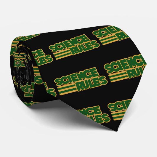 Cravate Geek de règles de science (Roulé)