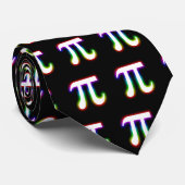 Cravate Geek du motif | de symbole de pi (Roulé)