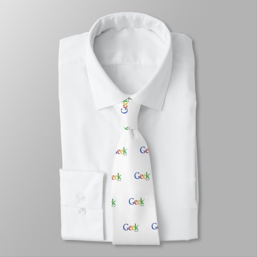 Cravate Geek pour toujours (Attaché)