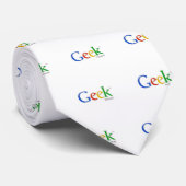 Cravate Geek pour toujours (Roulé)