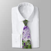 Cravate Genderqueer Dragon Damask - Genderqueer Pride Drap (Attaché)