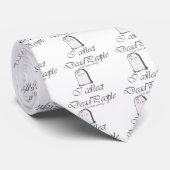 Cravate Généalogie amusante Collecter les morts (Roulé)