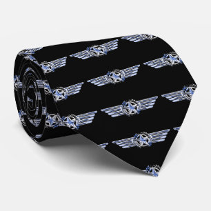 Cravate General Private Air Pilot Chrome Comme les ailes