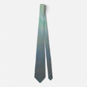 Cravate “Gentle Gradient” Tie – Turquoise to Gray, Elegant (Devant)