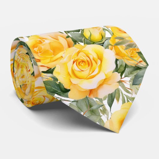 Cravate Gentleman's Tie | Wedding and Event Floral Necktie (Roulé)