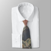 Cravate Géode Jasper Vert (Attaché)