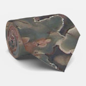 Cravate Géode Jasper Vert (Roulé)
