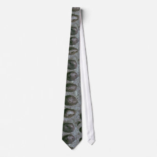 Cravate Geologist Tie Blue Marble Stone Design