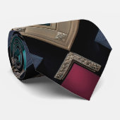 Cravate Geometric Opulence (Roulé)
