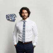 Cravate Geometric Oval Pattern Tie