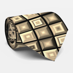 Cravate Géométrie Abstraite contemporaine en gras
